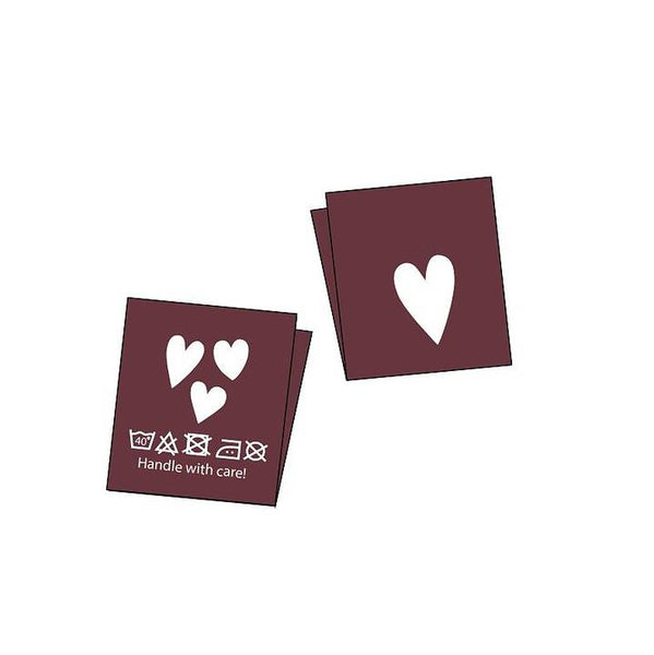 Combi Pack Labels Hearts Wine