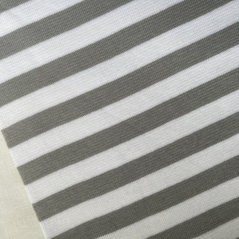 Grey Striped Ribbing